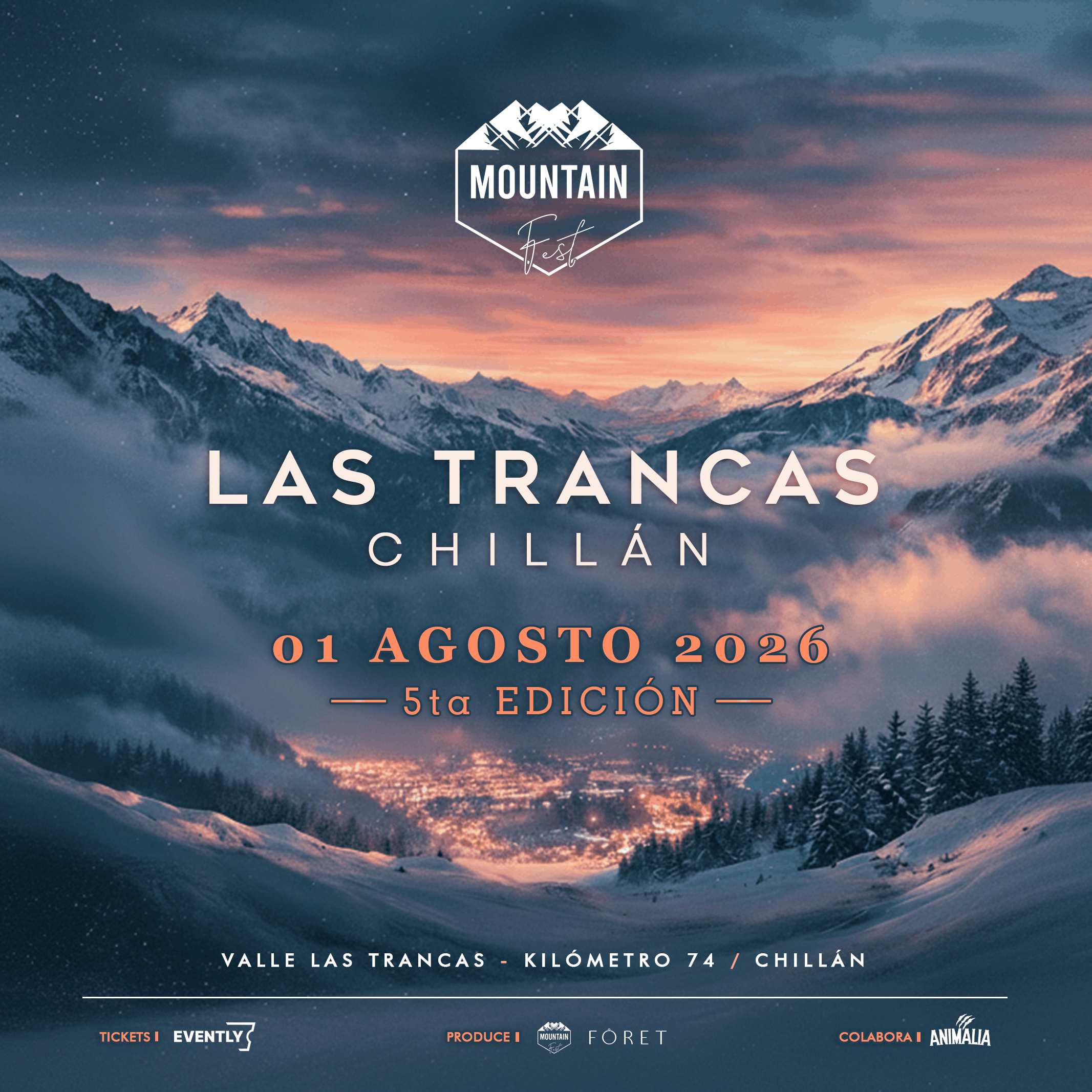 MOUNTAINFEST 2026 5ta EDICIÓN, LAS TRANCAS CHILE. image}